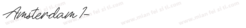 Amsterdam 1字体转换
